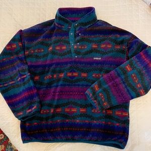 Vintage 90’s Women’s Aztec Patagonia Ski Fleece XL